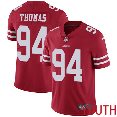 San Francisco 49ers Limited Red Youth Solomon Thomas Home NFL Jersey #94 Vapor Untouchable